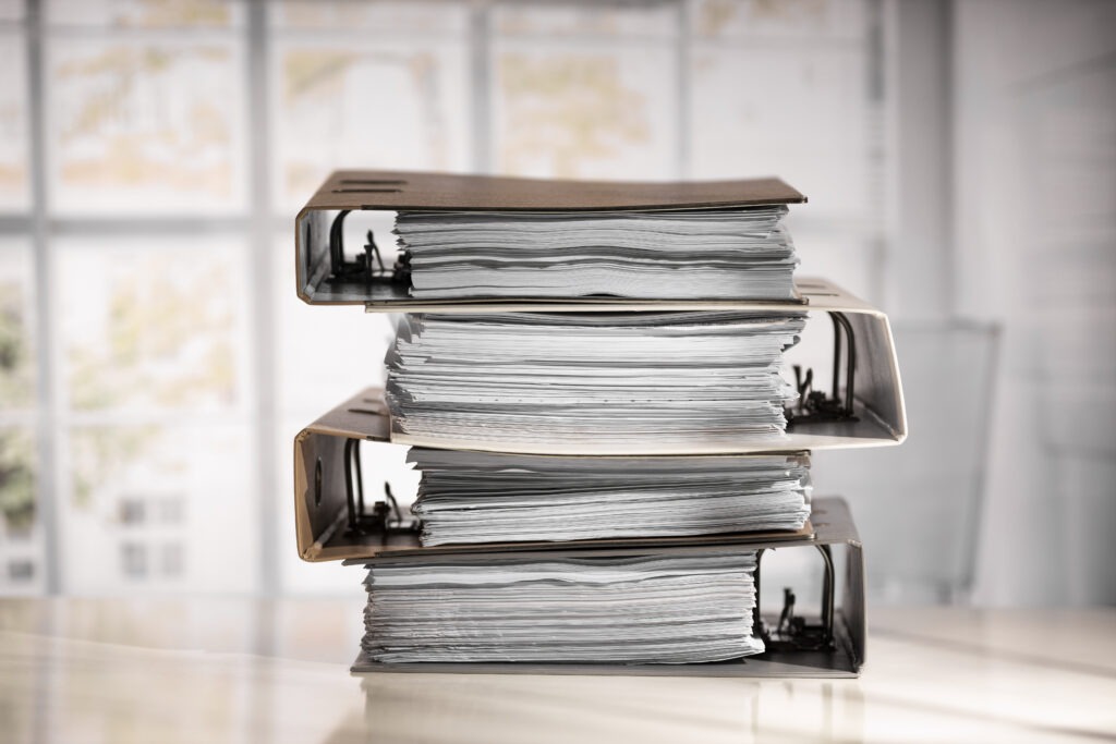 Pile de dossiers