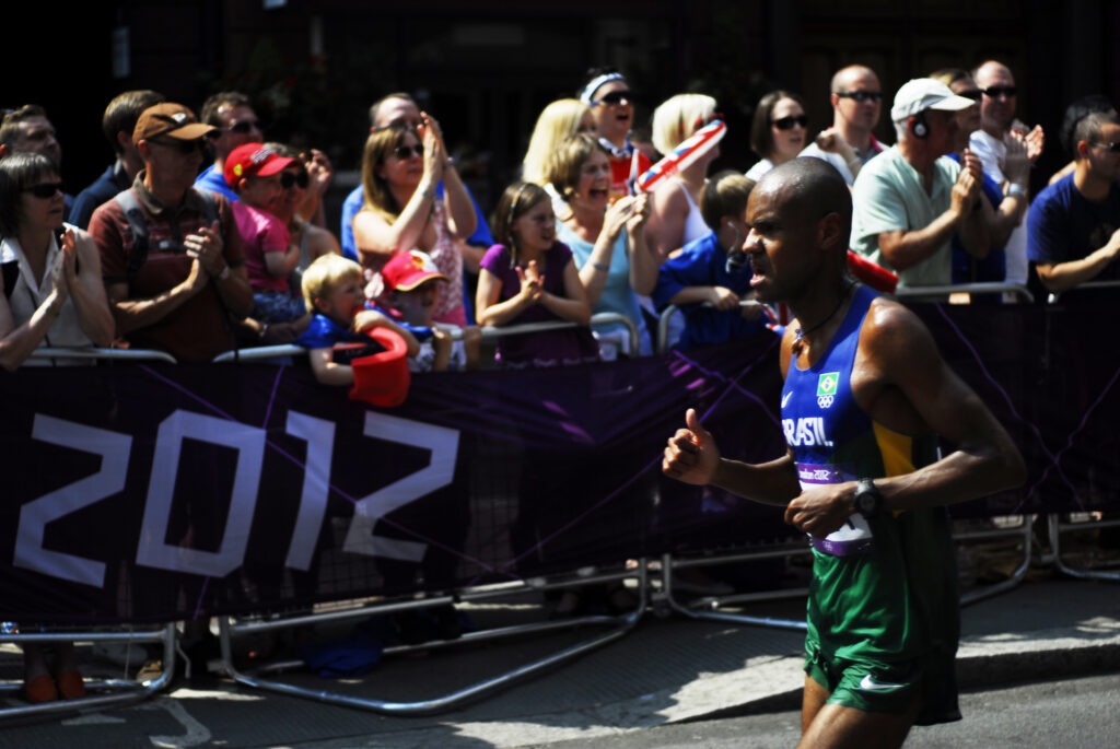 Marathon JO 2012, coureur brésilien, photo Dominique Clère