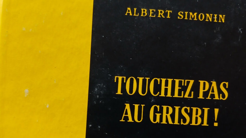 Série Noire couverture Touchez pas au Grisbi Siménon