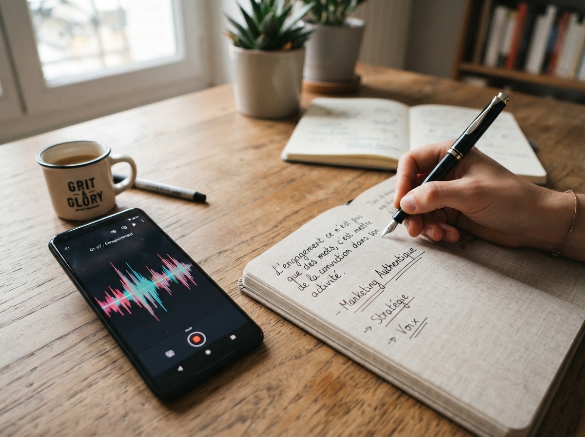 Retranscription entretien téléphonique en ghostwriting
